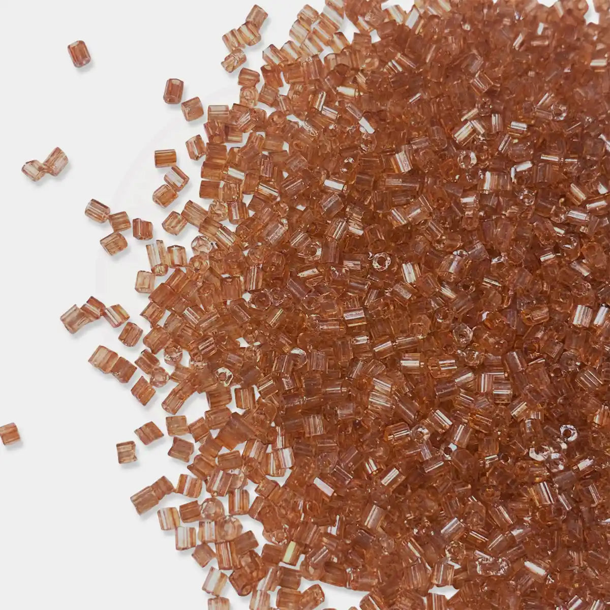 Cutdana or Cut Beads Brown Color 2mm 12/0 - Pack of 50 grams