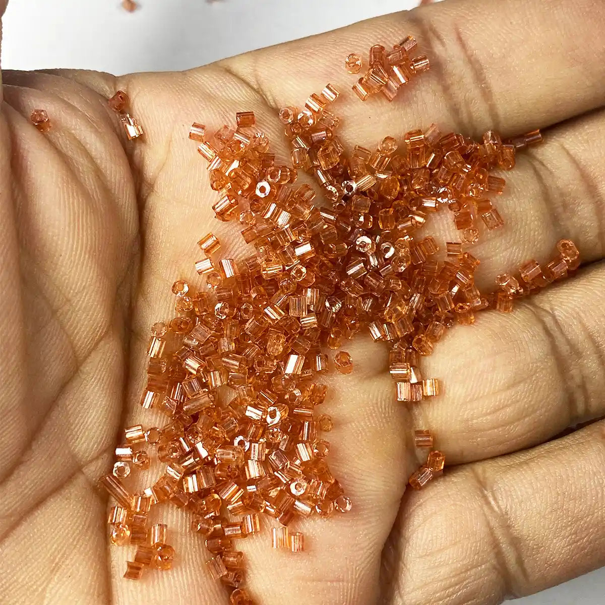 Cutdana or Cut Beads Brown Color 2mm 12/0 - Pack of 50 grams