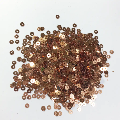 Sequence Round Shape Color Copper 4MM (25 Grams)