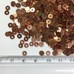 Sequence Round Shape Color Copper 4MM (25 Grams)