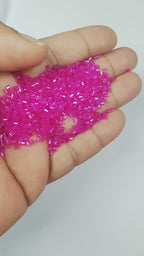 Cutdana or Cut Beads Rose Color 2mm 12/0 - Pack of 50 grams