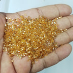 Cutdana or Cut Beads Dark Gold Color 2mm 12/0 - Pack of 50 grams