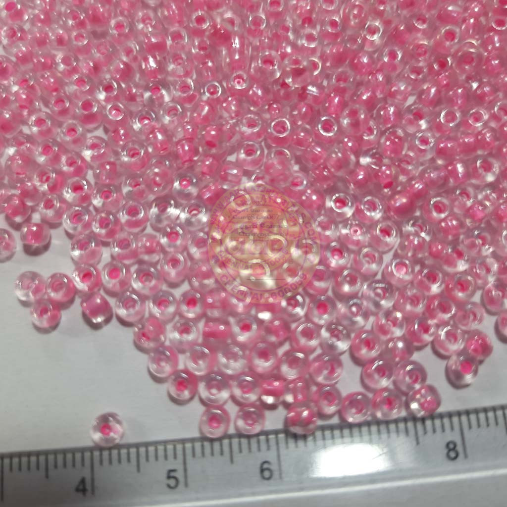 Flamingo Pink - 10mm Glass Beads – Craft Store of India